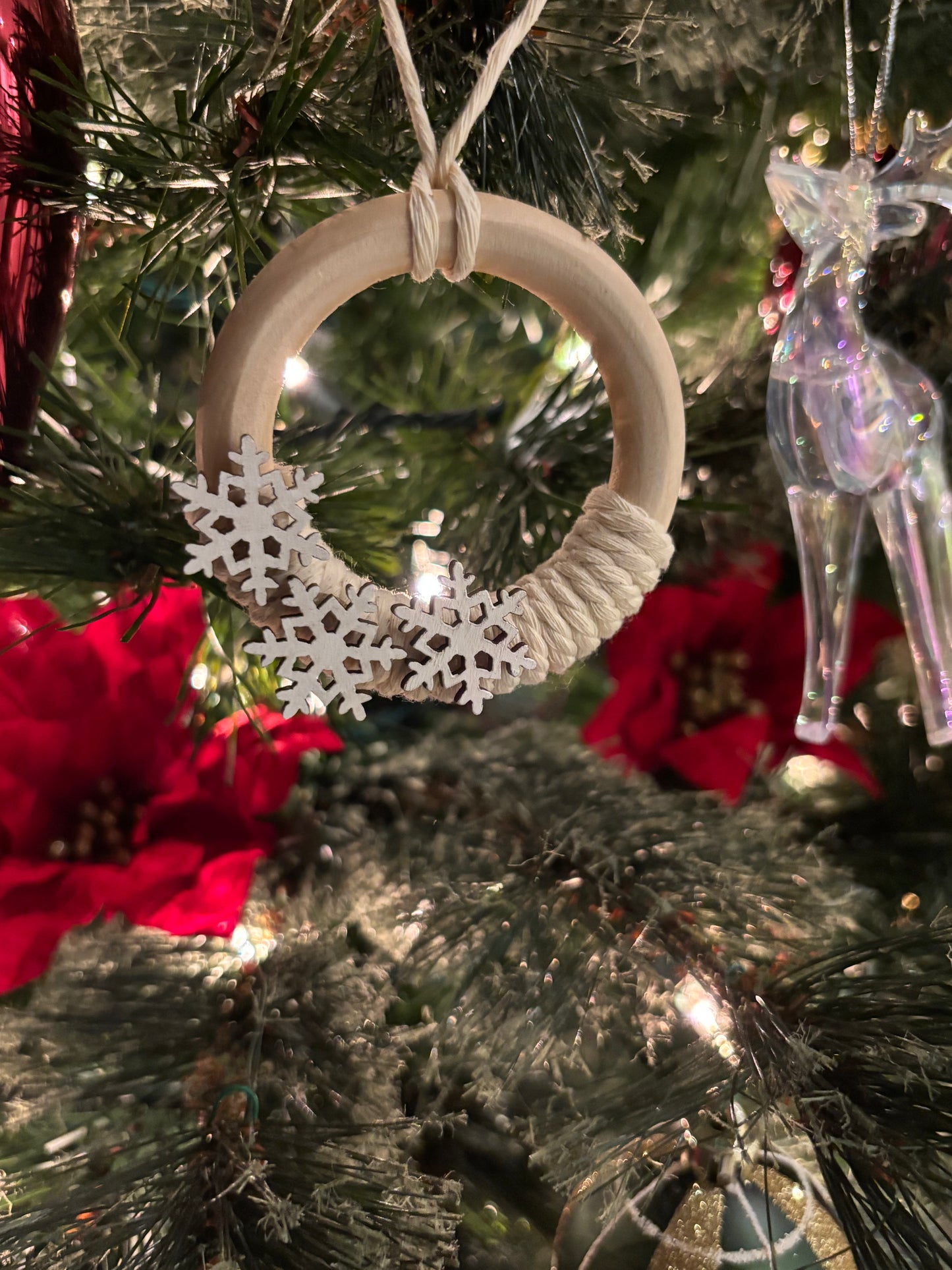 Macrame Ring Ornaments