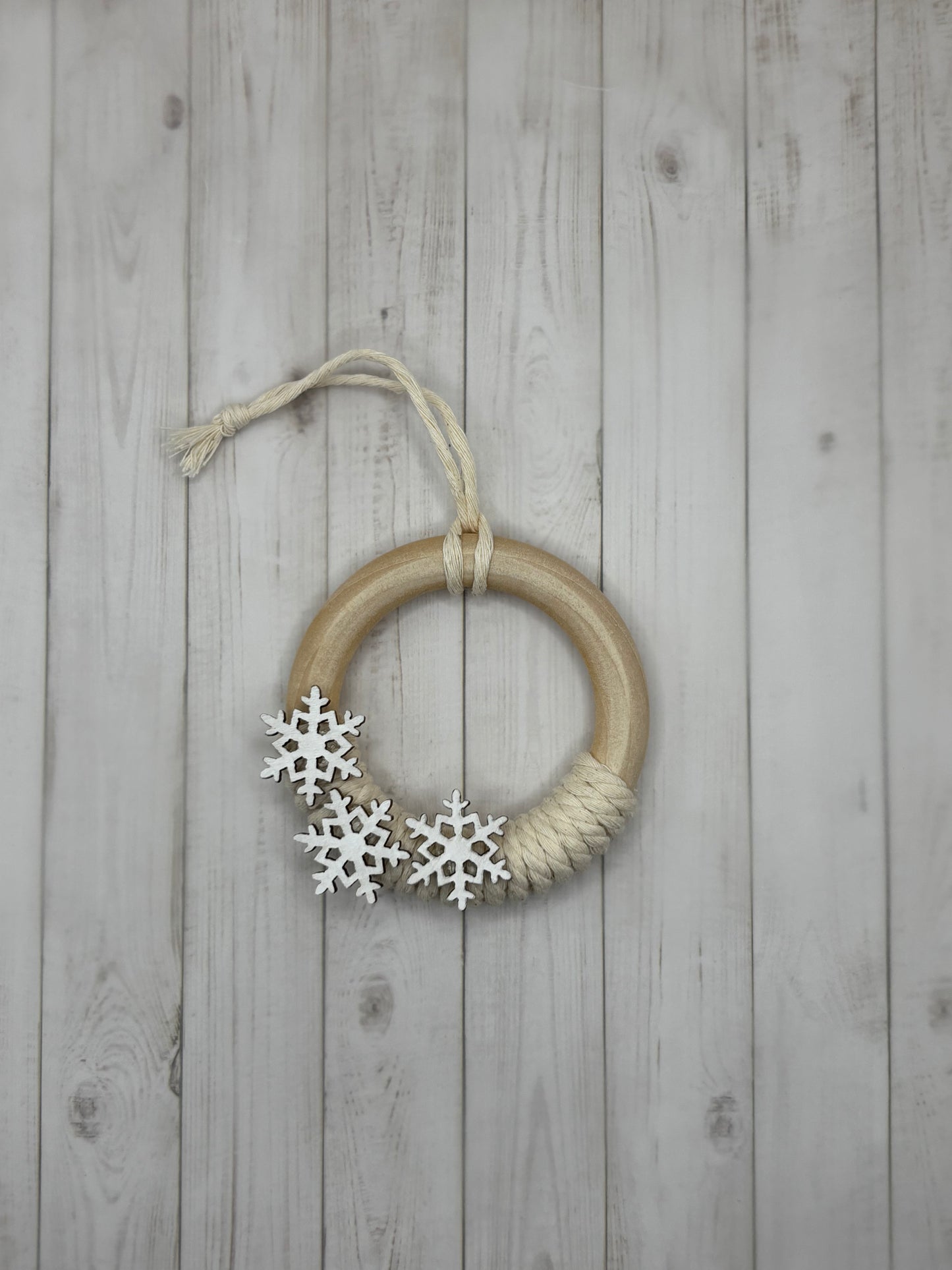 Macrame Ring Ornaments