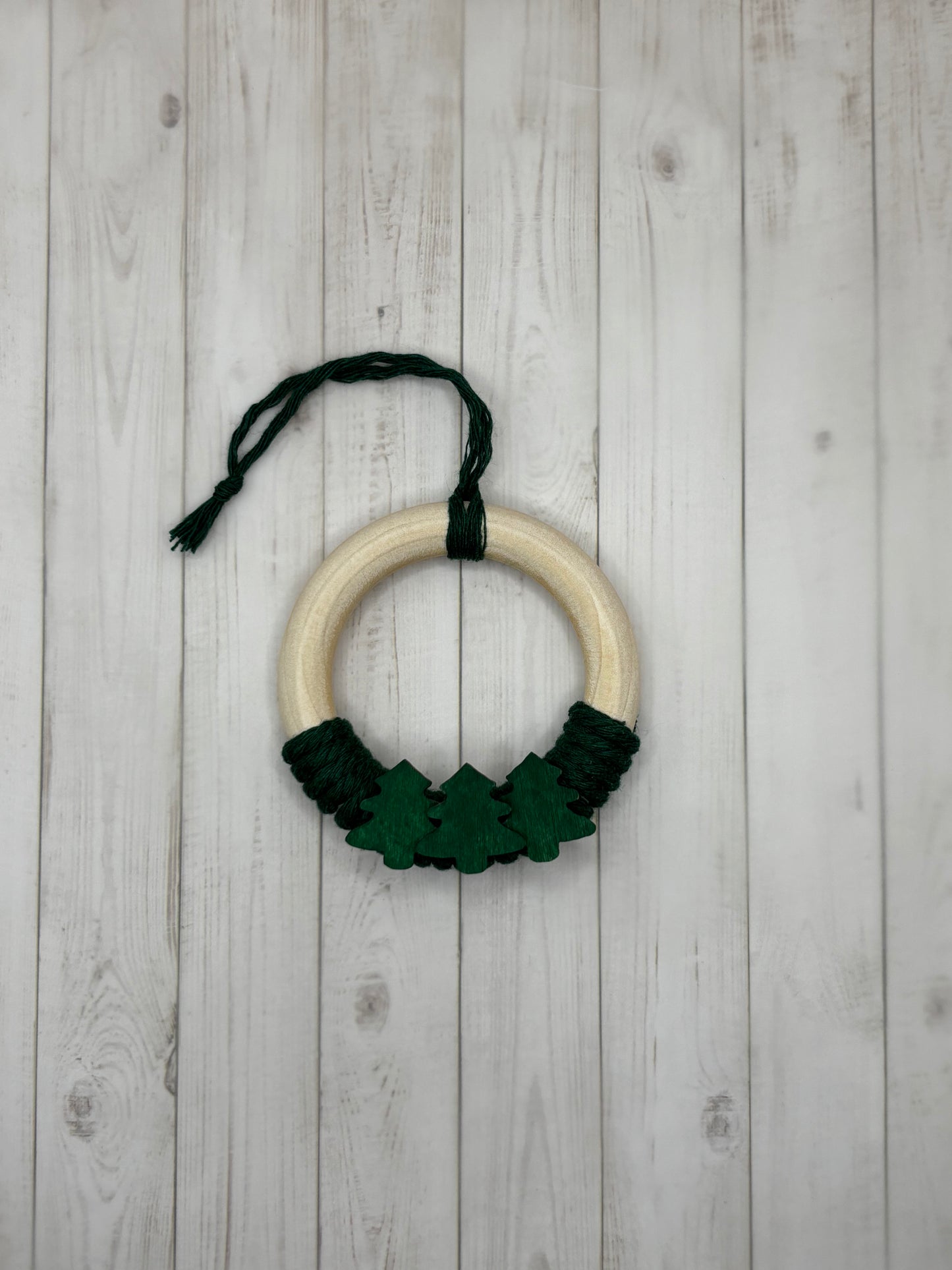 Macrame Ring Ornaments